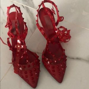 Red pumps good condition